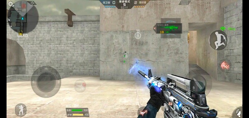 vivo X21玩cf手游速点准心会忽然向下，贼难受人也打不死