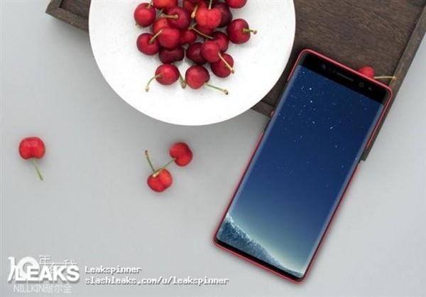 S8情何以堪！星空体育平台Note8新外形曝光：额头突然变宽