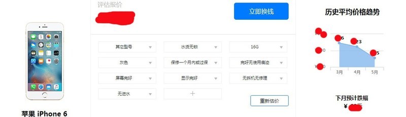 你的手机现在值多qian?
