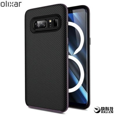 盖乐世Note8真机定型！高清大图首曝：双摄/无光学指纹