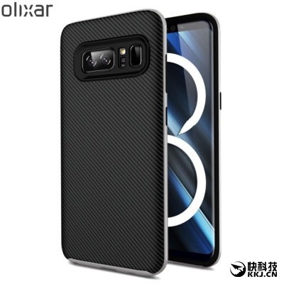盖乐世Note8真机定型！高清大图首曝：双摄/无光学指纹