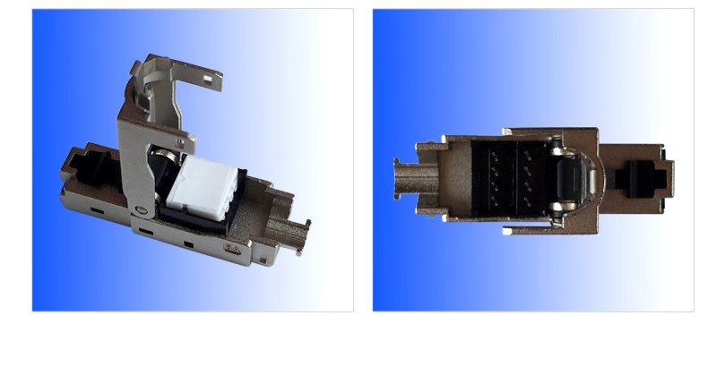 大唐风暴新款超六类CAT.6A屏蔽水晶头