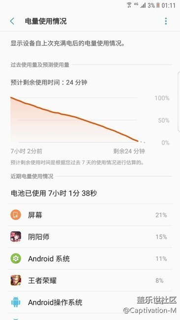 7.0正式版耗电情况，给各位非内测用户一个心理准备