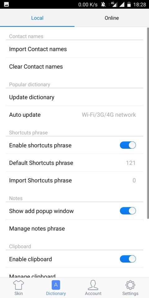 关于自带百度输入法出现中文和英文两个版本