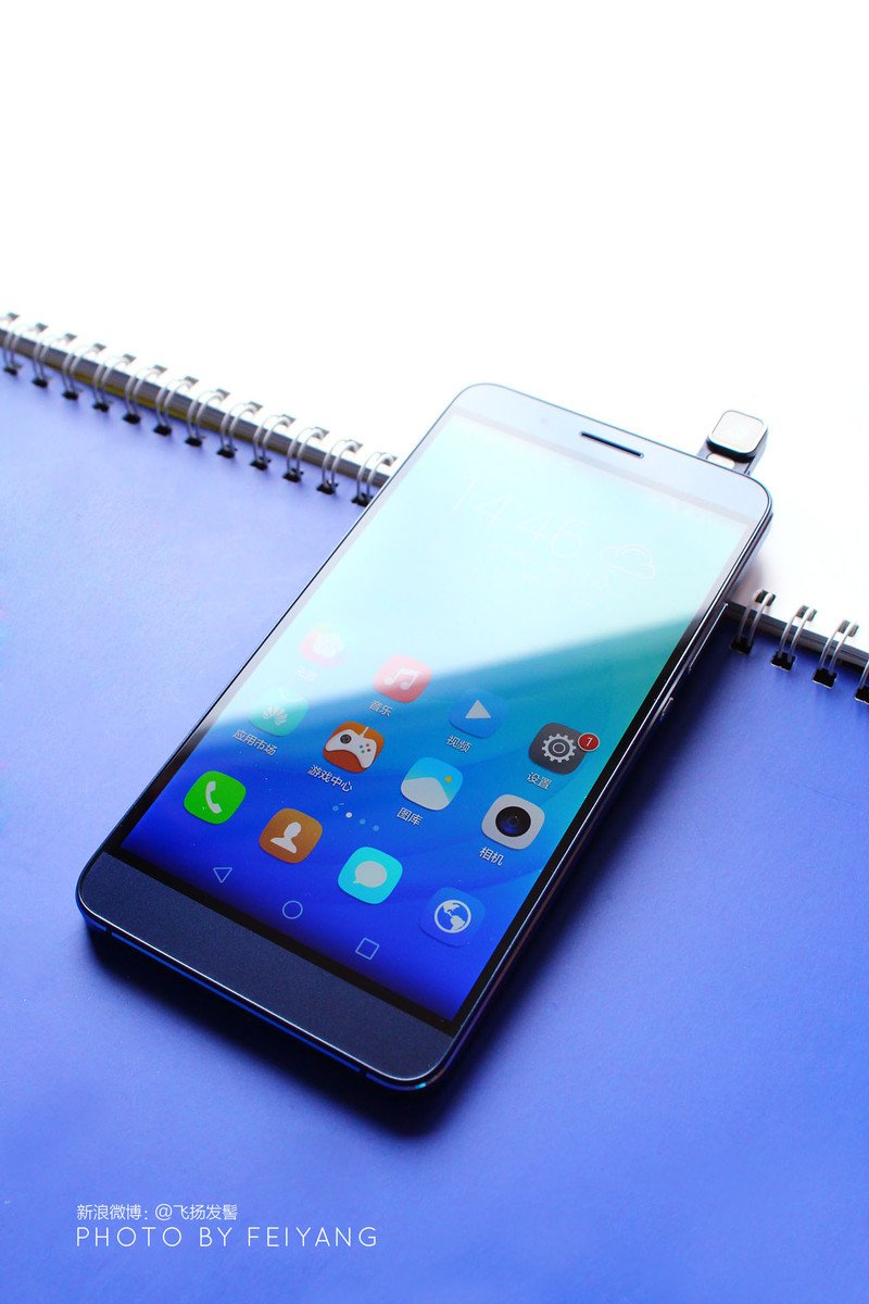 翻转视界蓝色倾心荣耀7i海岛蓝版图赏