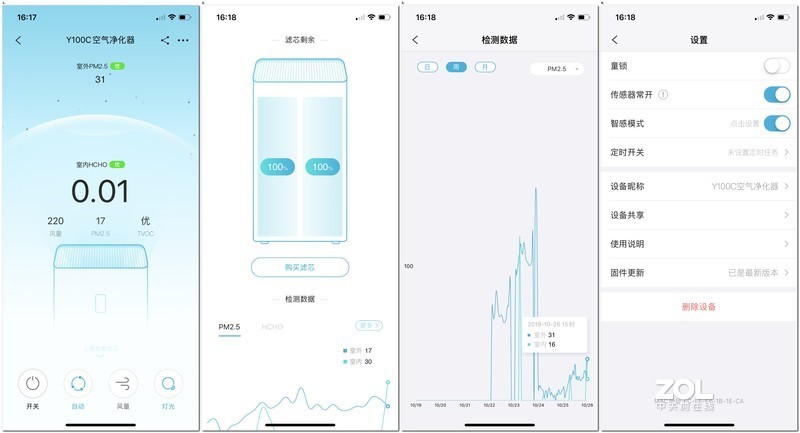 全效352空气净化器 Y100C初体验