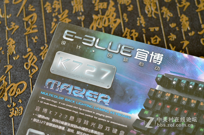 以游戏为名、有态度的键盘——品宜博K727游戏机械键盘青轴