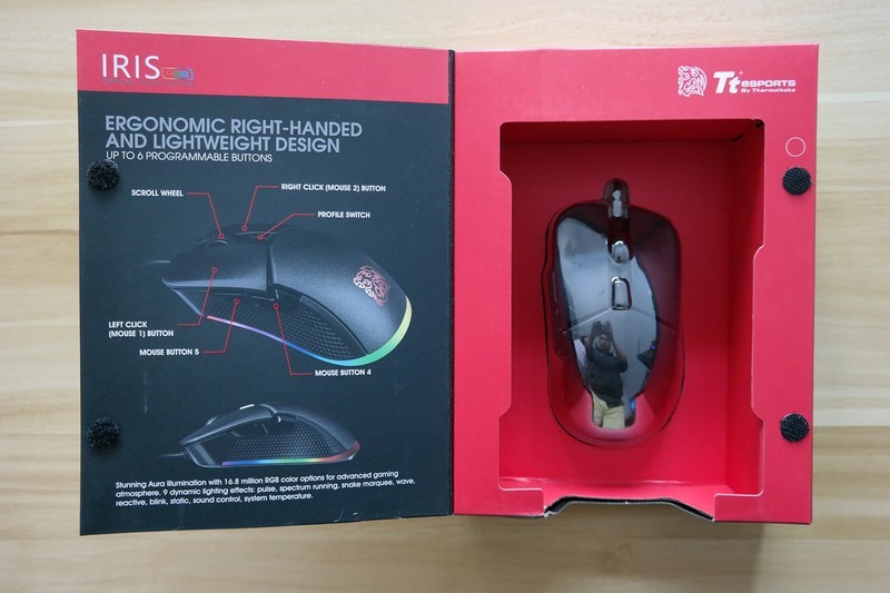 轻量游戏鼠标上手容易！Tt IRIS RGB电竞鼠标开箱评测