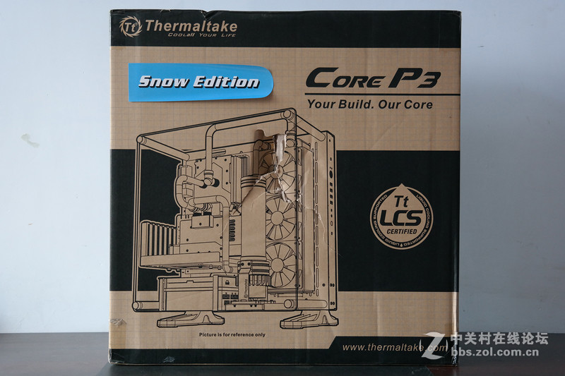 一大一小 一黑一白！Tt Core P3开放式机箱评测