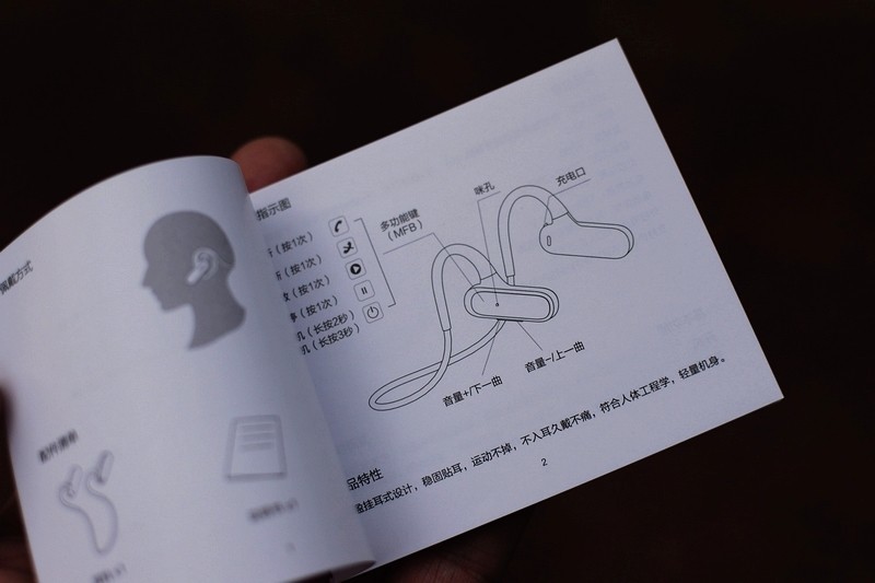 为运动而生ucomxairwingsg56骨传导概念蓝牙耳机