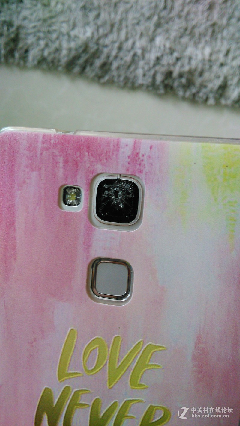 后摄像头玻璃破损，怎么办？