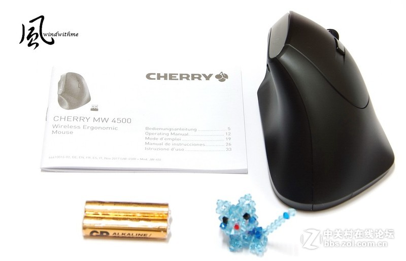 CHERRY MW4500人体工学垂直鼠标亚洲首测？！