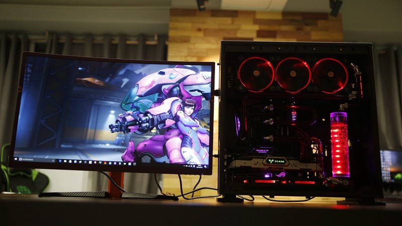 #iGame1080 烈焰战神X-8GD5X Top AD#打造玩家·定制水冷主机