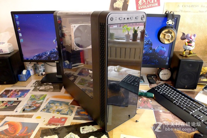 最漂亮的缺口，Tt红色警戒机箱