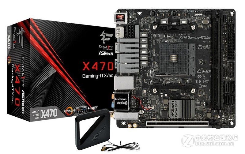 ASRock Fatal1ty X470 Gaming-ITX/ac 评测