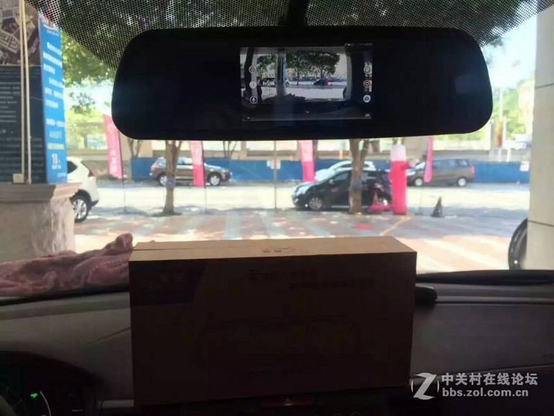 CRV无损安装---《展视》智能声控多功能后视镜   感谢大家支持