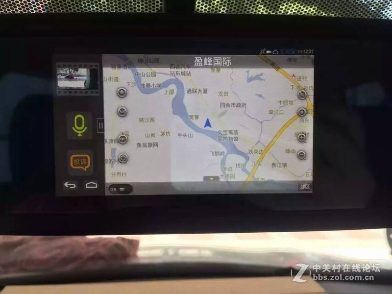 CRV无损安装---《展视》智能声控多功能后视镜   感谢大家支持