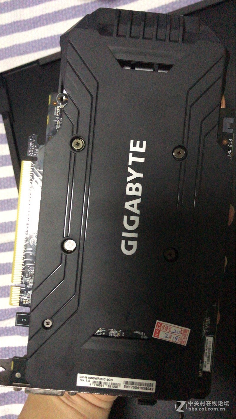 实测gtx1060 3g显卡 目测是囤货去库存 目前没翻车