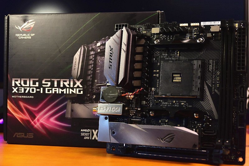 最强锐龙ITX主板ROG STRIX X370I GAMING 开箱测试