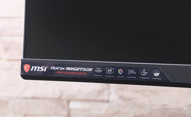 中端定位，微星 Optix MAG271CR 144Hz 曲面电竞显示器上手玩