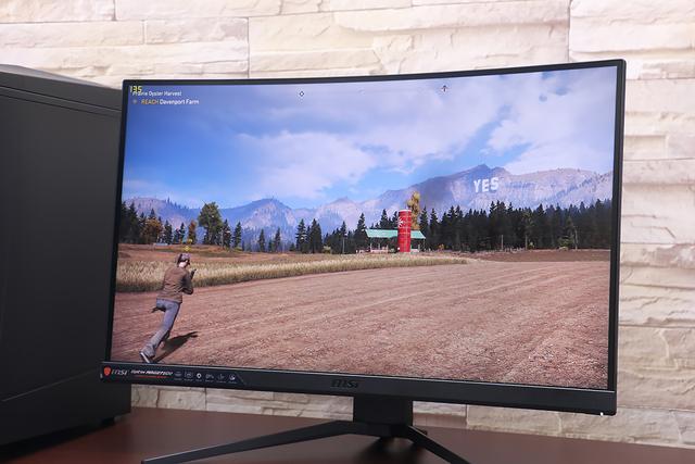 中端定位，微星 Optix MAG271CR 144Hz 曲面电竞显示器上手玩