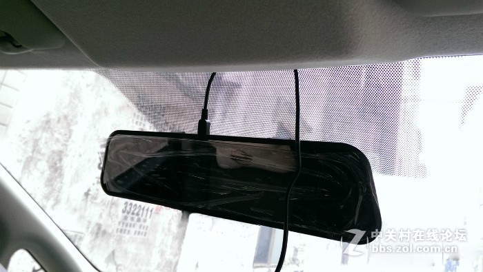 启辰安装凌度A928流媒体行车记录仪