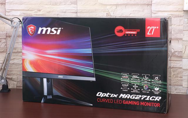 中端定位，微星 Optix MAG271CR 144Hz 曲面电竞显示器上手玩