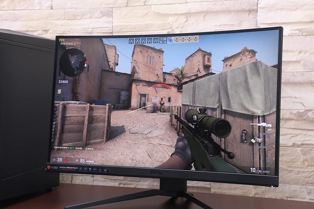 中端定位，微星 Optix MAG271CR 144Hz 曲面电竞显示器上手玩