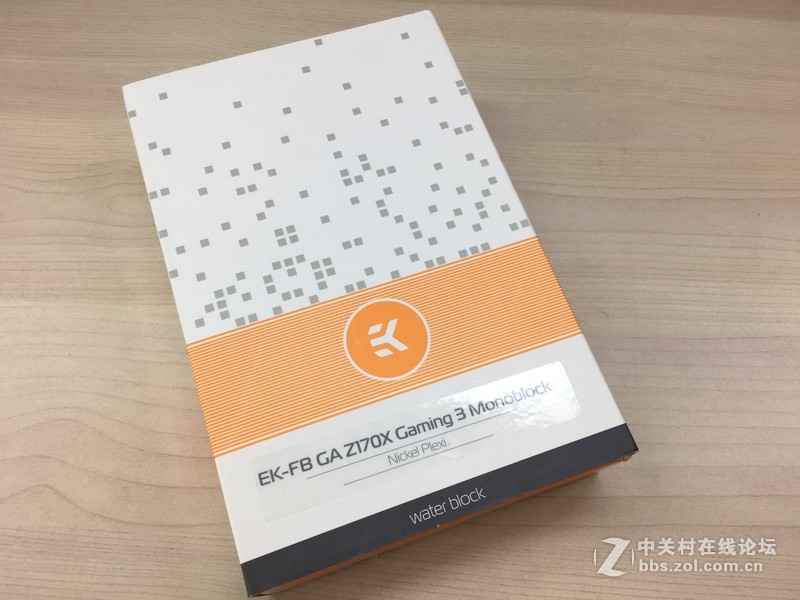EK Z170X Gaming 3主板冷头开箱