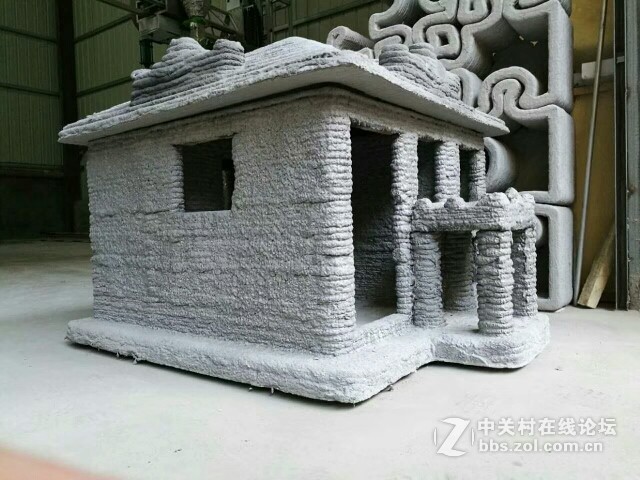 全球文明用语能进行整体3D打印建筑的技术----太空灰3D建筑打印项目