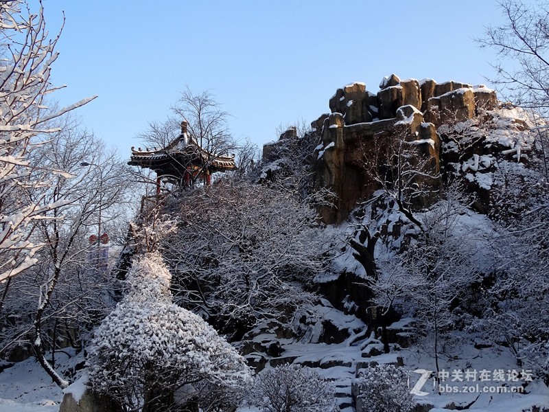 【雪后小华山】