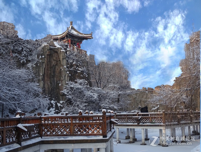 【雪后小华山】