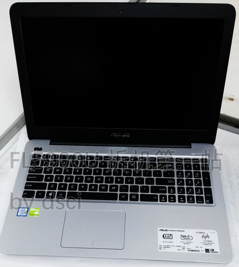 ASUS顽石4代FL5900U完美拆机更换固态硬盘，网上第一篇拆解教程