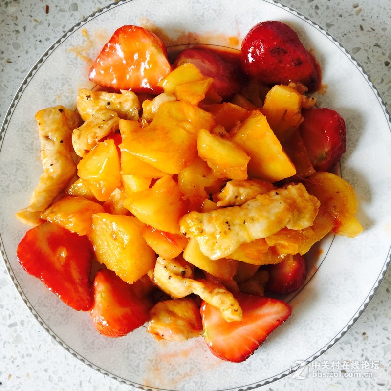 周末食谱--菠萝古老鸡