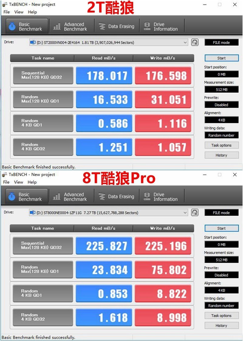 盘纳千G，有容乃大—希捷8T酷狼Pro vs 2T酷狼