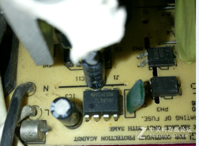 电源被劈炸8脚芯片