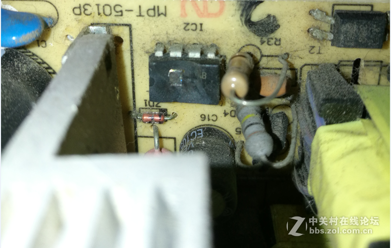 电源被劈炸8脚芯片