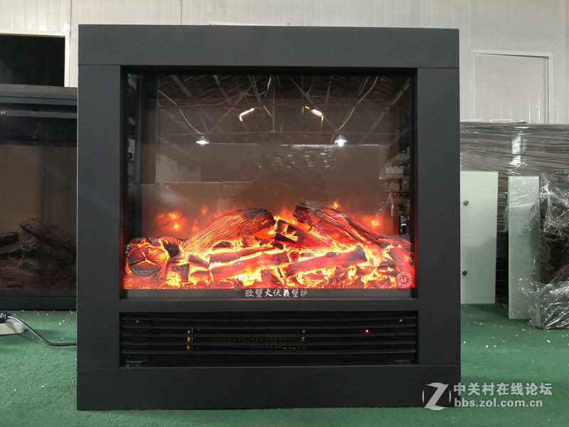 【石材行业精选壁炉推荐】26P2D伏羲电壁炉外尺寸宽x高x厚=64x64x19cm