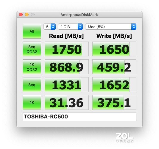 不止Windows！东芝RC500苹果MacOS系统体验