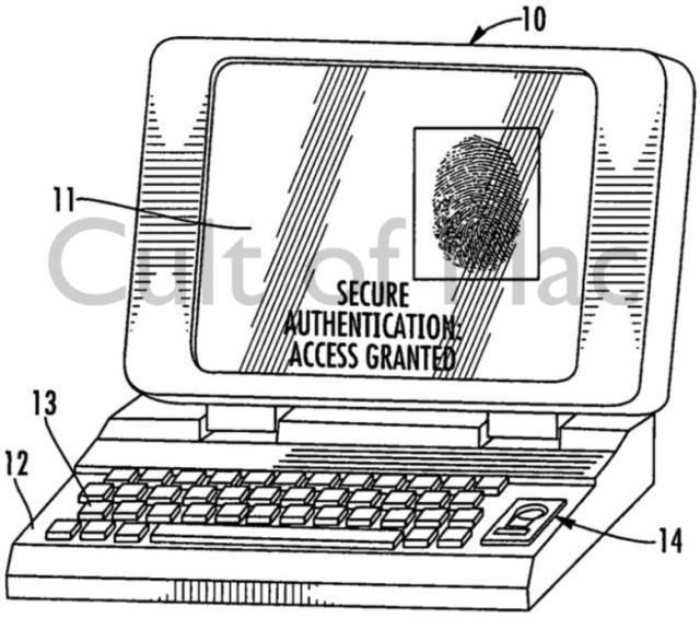 苹果2007年就申请了类似Touch ID专利