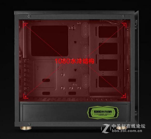 迷醉于绚丽灯光，也不要忘了金河田V10还是个超级大肚汉