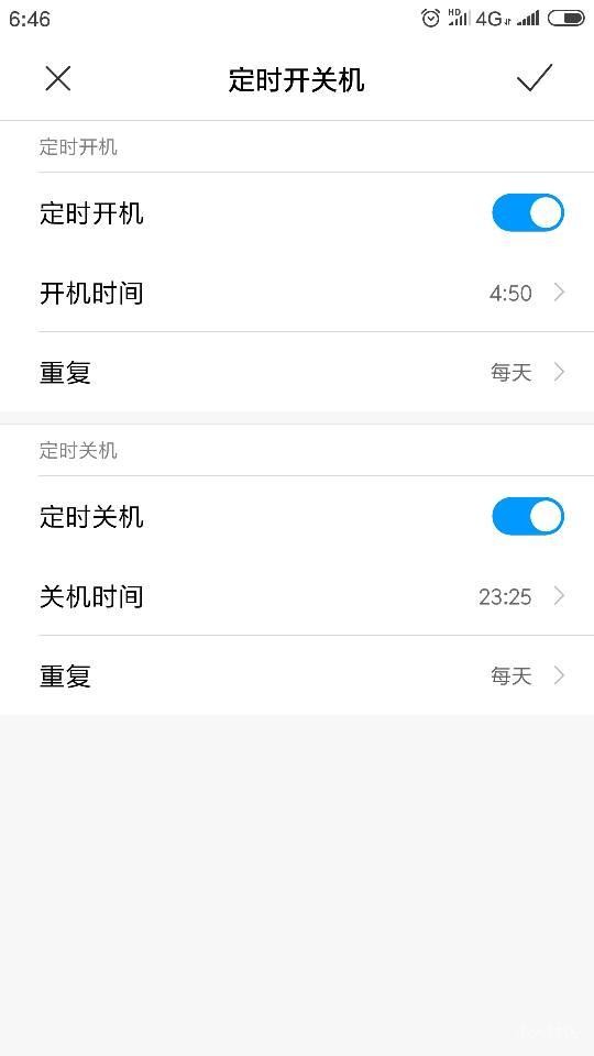 自动开关机，发现根本不起作用