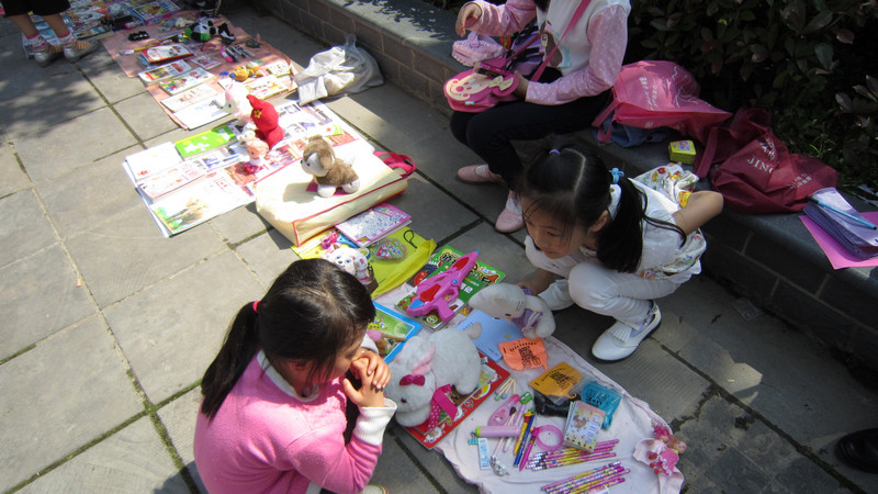 “五一”小新星英语绣溪公园图书跳蚤市场