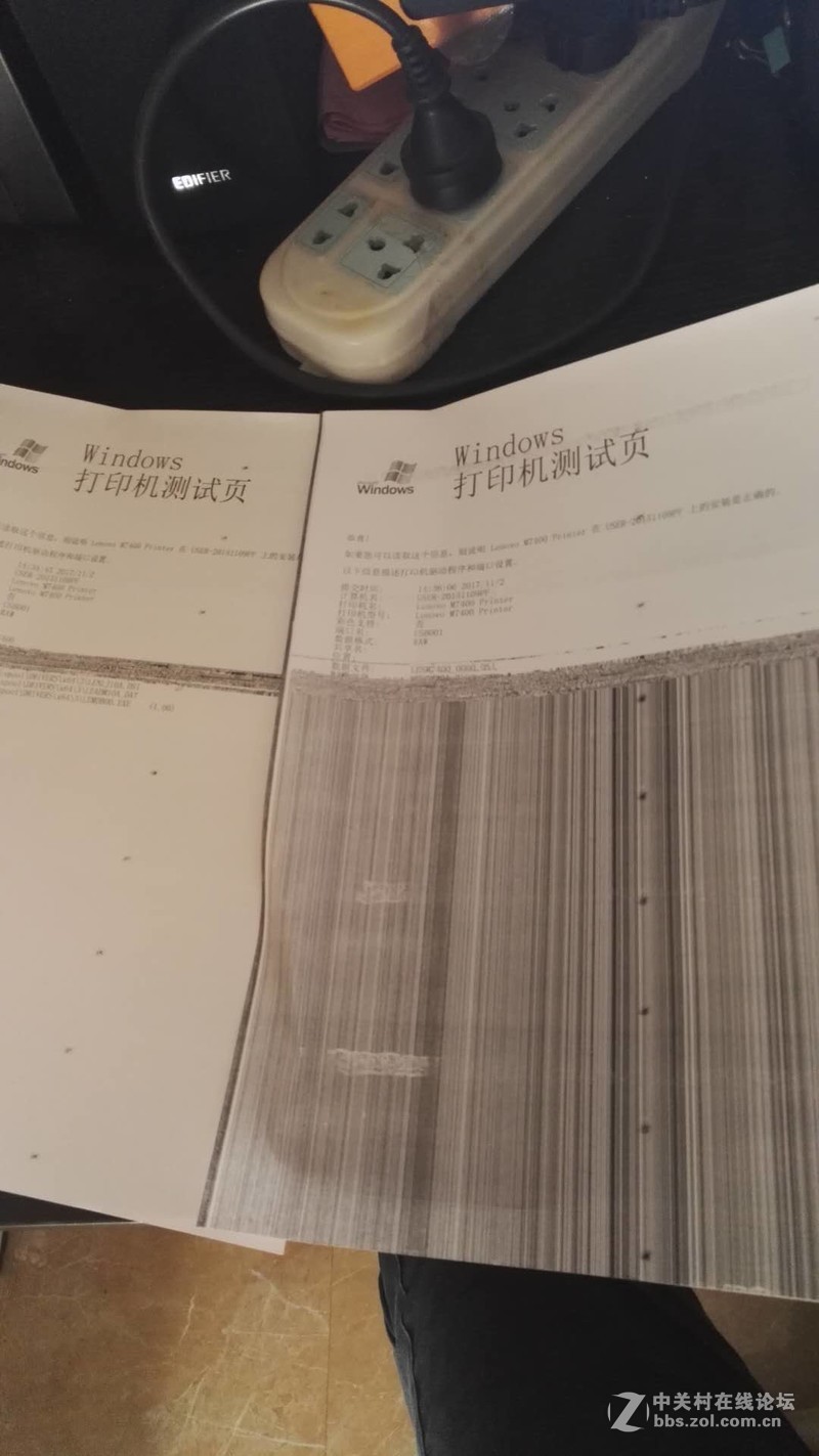 加粉后 按照步骤清零出现复印正常打印不正常现象