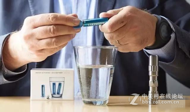 电池用水一泡就能充满电