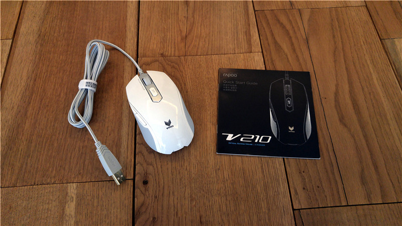 美观典雅 智能感应——雷柏V210白色镜面版鼠标体验