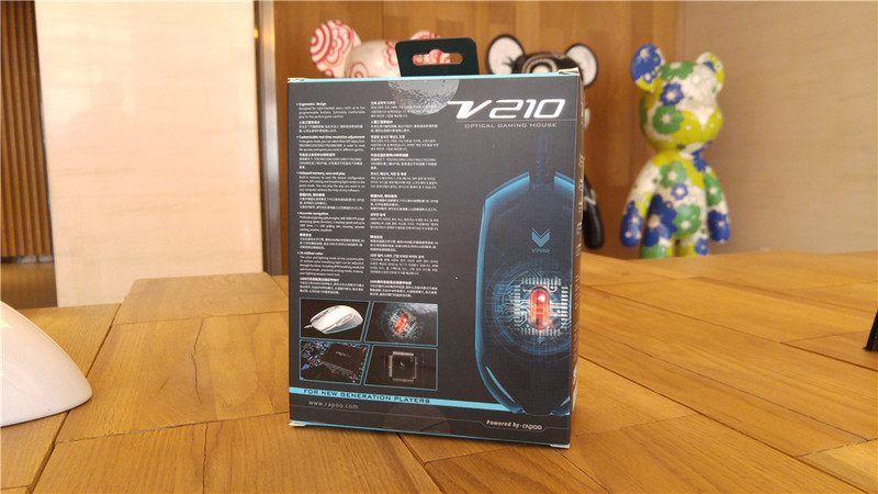 美观典雅 智能感应——雷柏V210白色镜面版鼠标体验