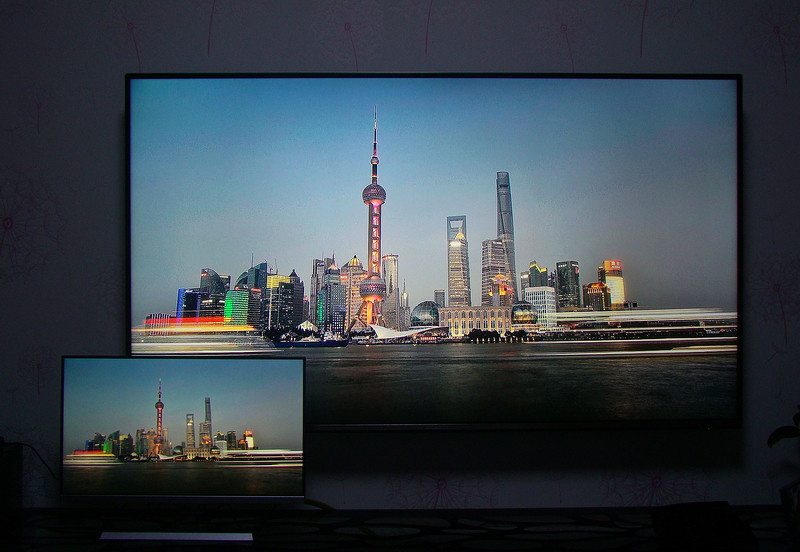 乐事电脑一体机 B400 视频输出 小屏转大屏