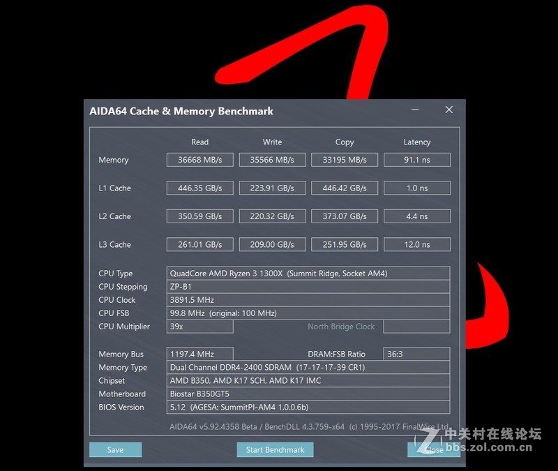 AMD RYZEN 3 1300X预设效能与常见空冷超频分享