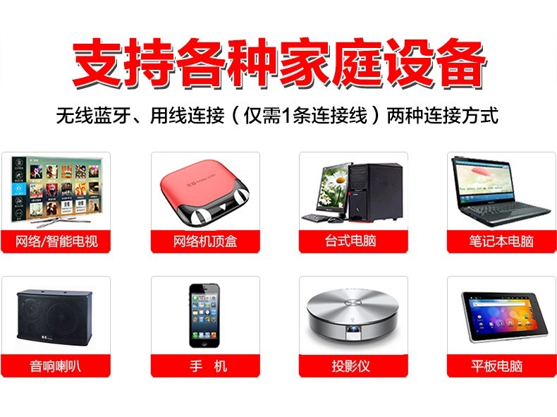 麦巢W5无线麦克风音响套装